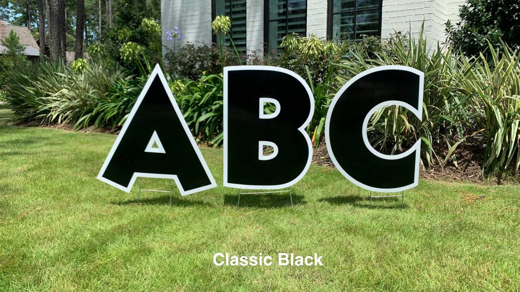 Alphabet Black
