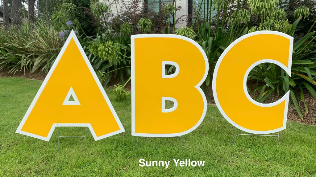 Alphabet Yellow