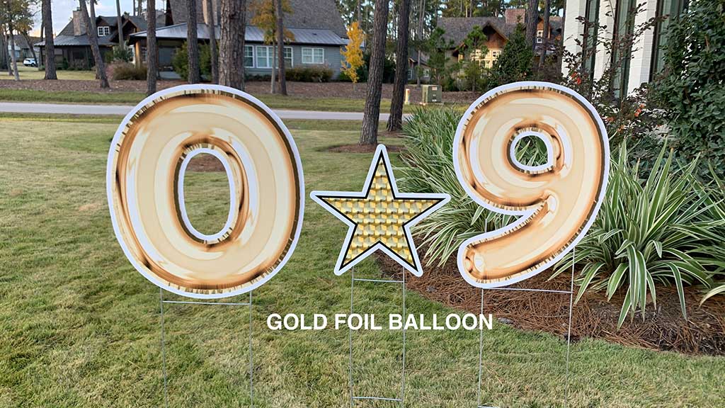 Gold Foil Balloons